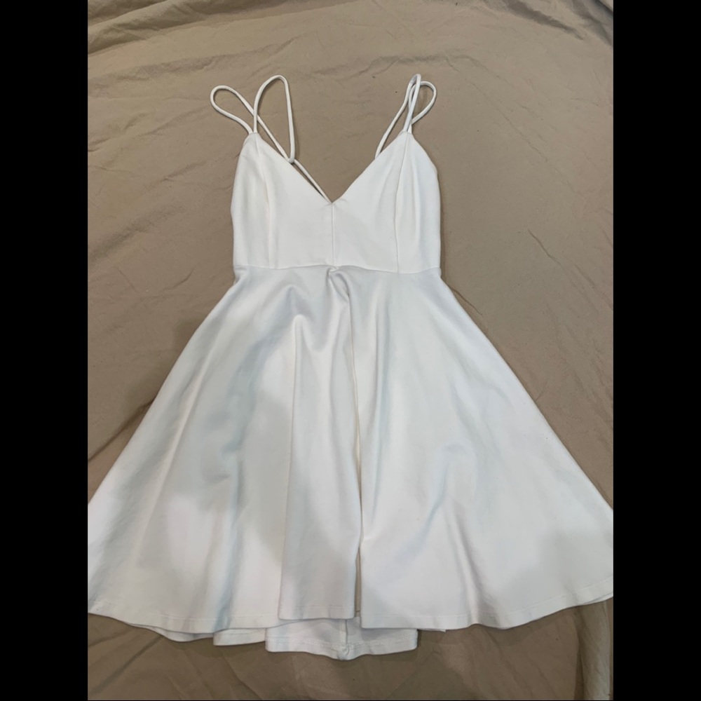 beautiful white summer dress